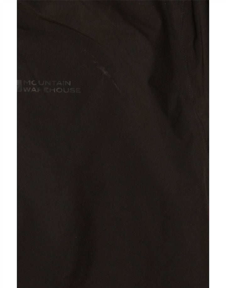 Женский плащ с капюшоном Mountain Warehouse UK 28 6XL, черный полиэстер