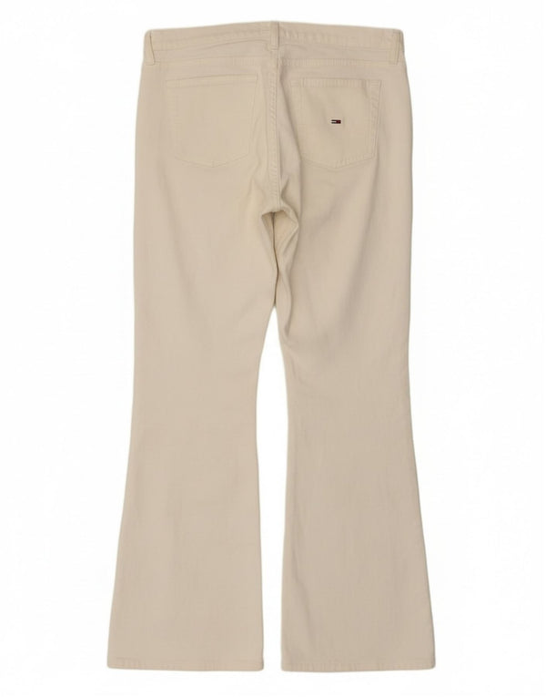 Женские расклешенные джинсы Tommy Hilfiger W32 L30 Off White Хлопок