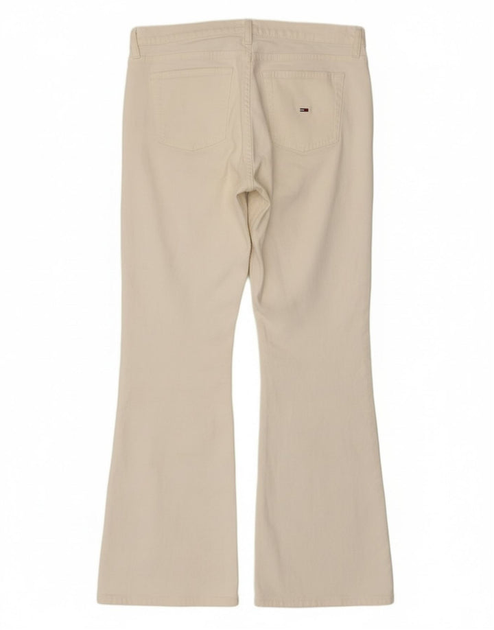 Женские расклешенные джинсы Tommy Hilfiger W32 L30 Off White Хлопок