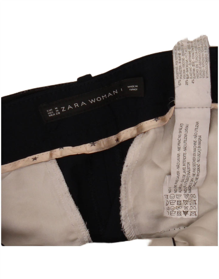 Женские узкие брюки чинос Zara Medium W28 L31 Темно-синий полиэстер