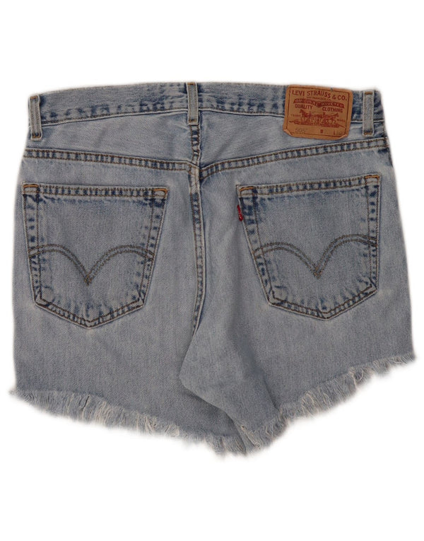 Женские джинсовые шорты стандартного кроя с высокой талией Levi's 505 W33, средний синий цвет