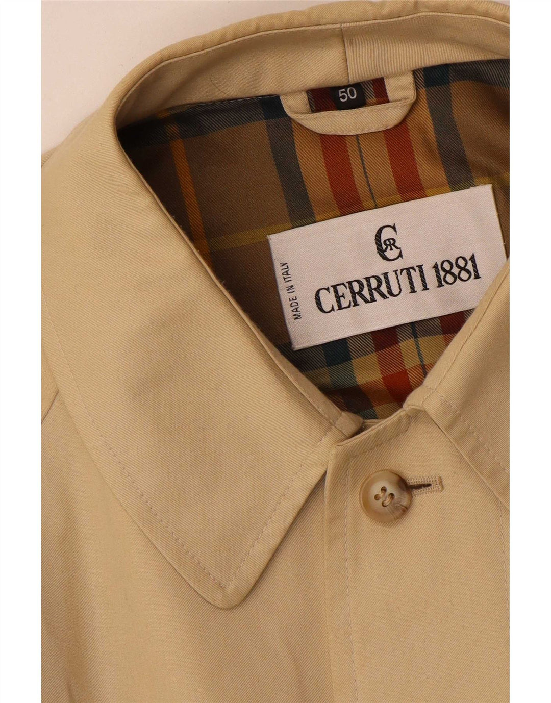 Мужское пальто Cerruti 1881 IT 50 большое бежевое
