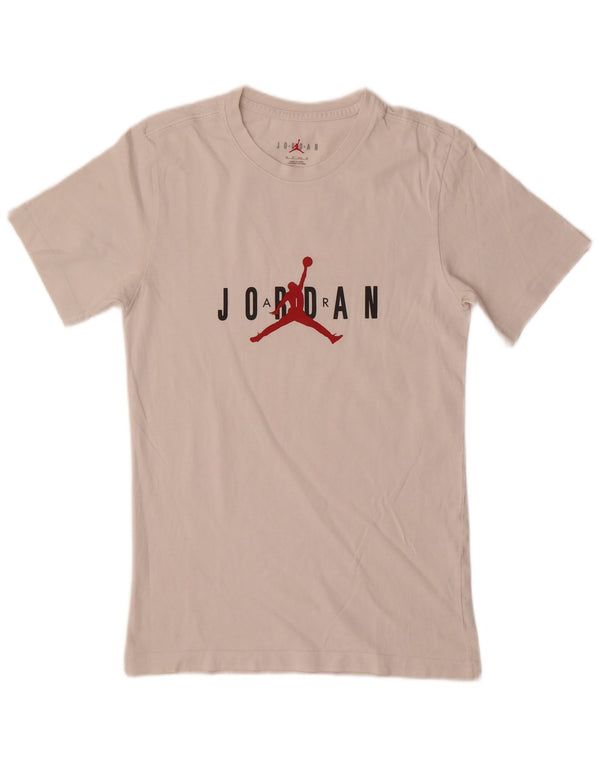 Мужская футболка с рисунком Jordan Top XS, белый хлопок