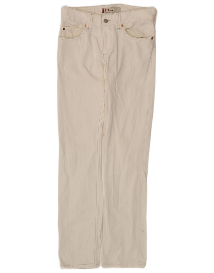 Мужские джинсы LEVI'S 511 Slim W31 L34 Off White Cotton