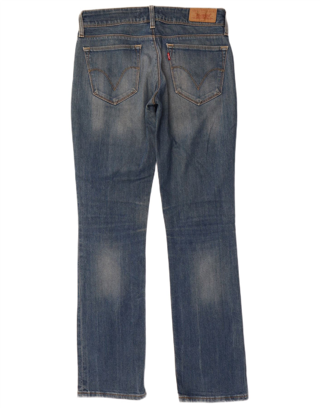 Женские прямые джинсы Levi's 470 W32 L33 синие, хлопок