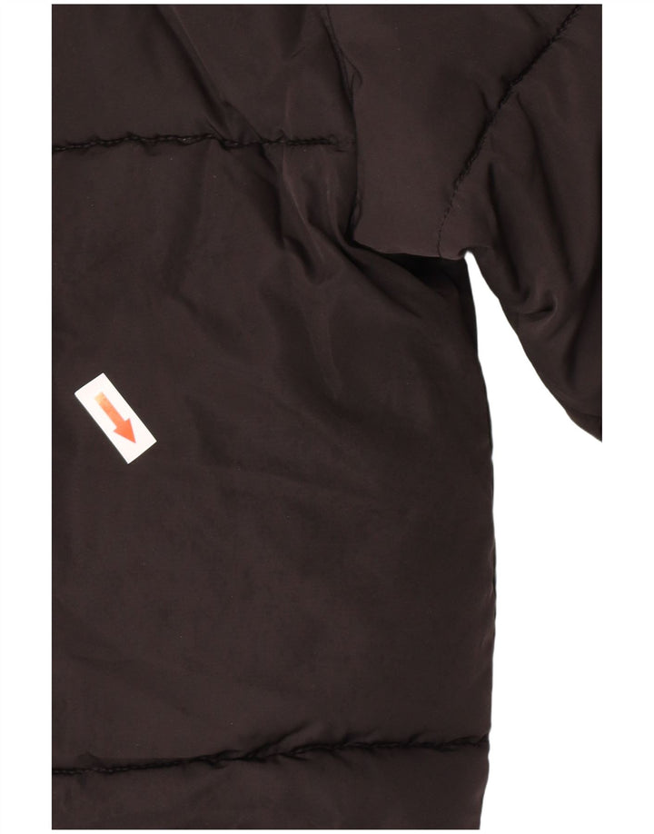 Женская стеганая куртка Zara UK 42 XL, черный полиэстер