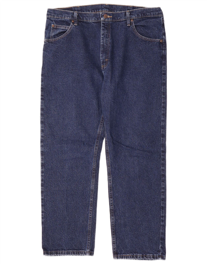 Мужские прямые джинсы Wrangler W38 L29 синие, хлопок