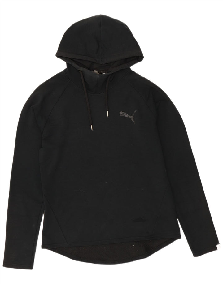 Женский джемпер с капюшоном PUMA UK 10, маленький, черный, хлопок