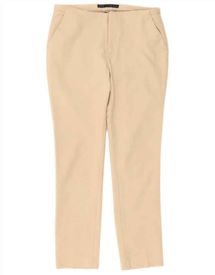 ZARA Womens Slim Chino Trousers Medium W28 L28 Beige