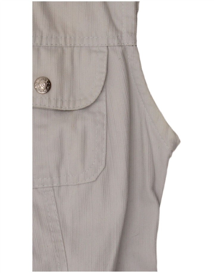 Женское платье-рубашка без рукавов Nexos, Великобритания 12, хлопковый средний серый цвет