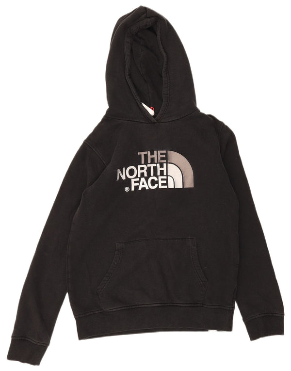 Джемпер с капюшоном и рисунком для девочек The North Face, 13–14 лет, размер XL, черный хлопок