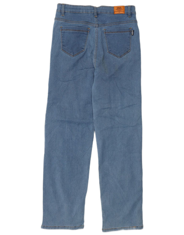 Мужские прямые джинсы Zara W30 L29 синие, хлопок