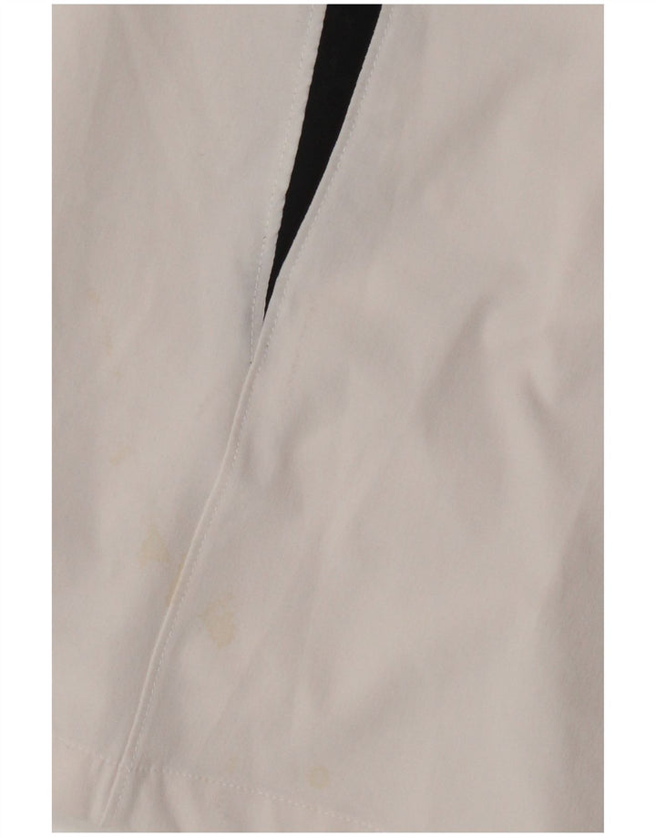 Мужские спортивные шорты Nike Dri Fit среднего размера, белые с цветными блоками