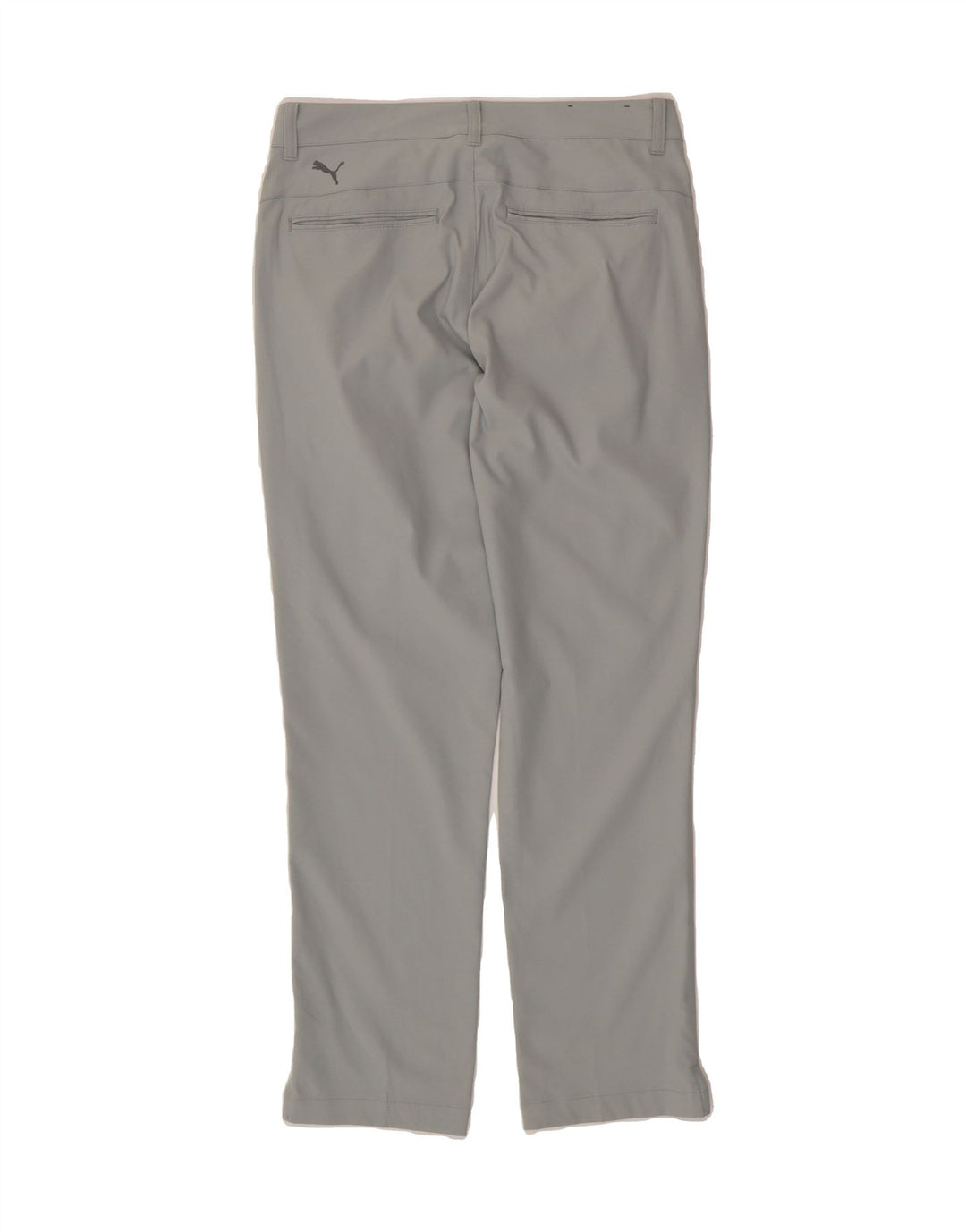 PUMA Mens Straight Chino Trousers W30 L30 Grey Polyester Vintage Puma and Second-Hand Puma from Messina Hembry 