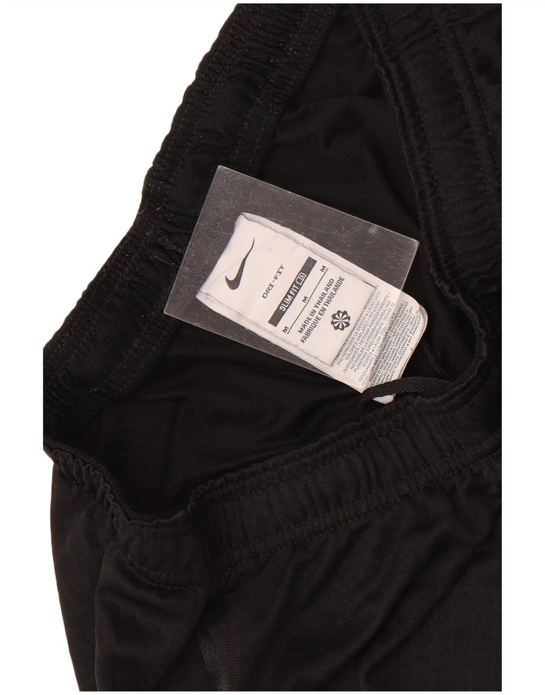 Мужские спортивные шорты Nike Dri Fit Slim, средний черный, полиэстер с цветными блоками