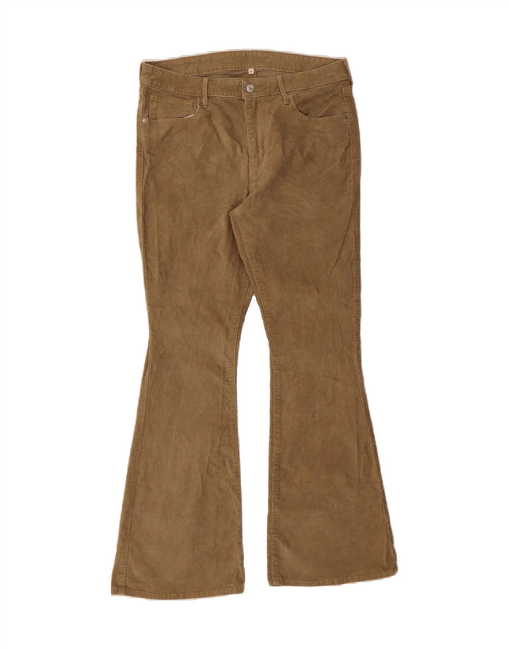 LEVI'S Womens Bootcut Casual Trousers W32 L31 Beige Cotton Vintage Levi's and Second-Hand Levi's from Messina Hembry 