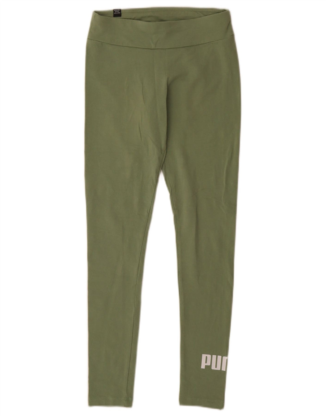 Женские леггинсы с рисунком Puma UK 4 XS, зеленые