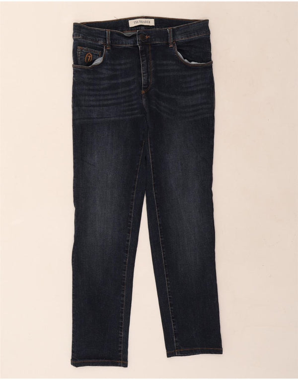 Мужские джинсы скинни Trussardi W30 L28 синие, хлопок
