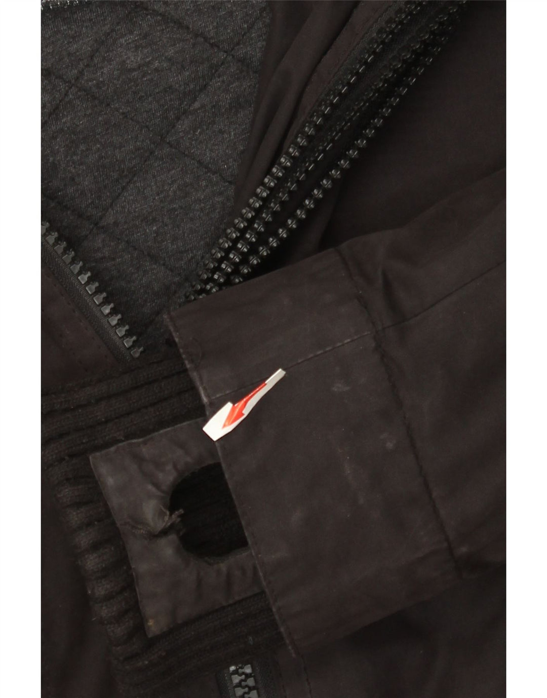 Женская ветровка с капюшоном Superdry The Windbomber UK 14, средний черный