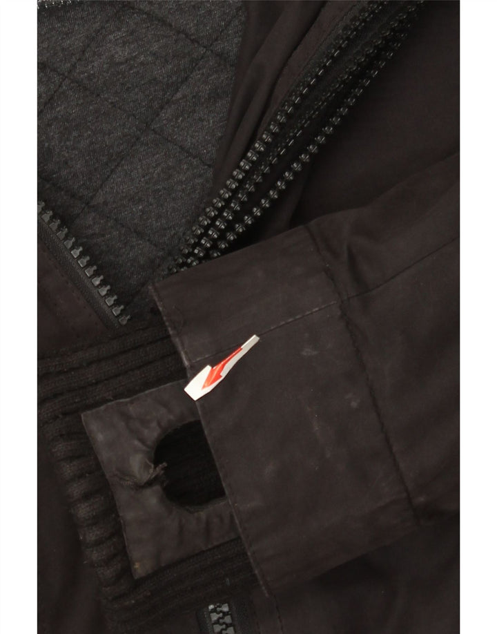 Женская ветровка с капюшоном Superdry The Windbomber UK 14, средний черный