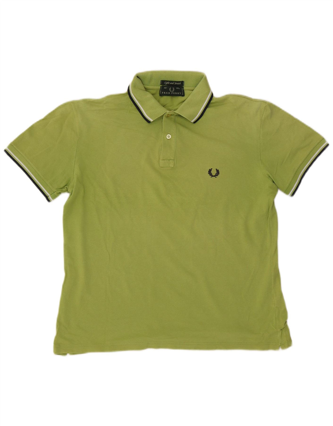 Мужская рубашка поло Fred Perry, хлопковая большая зеленая полоска