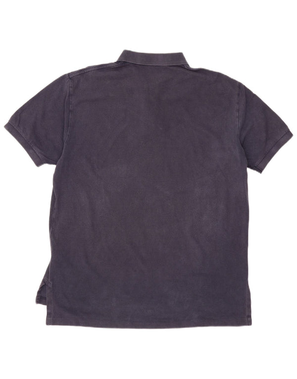 POLO RALPH LAUREN Mens Polo Shirt XL Navy Blue Cotton