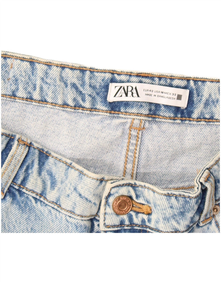 Женские джинсовые шорты Zara EU 42, большие W32, синие
