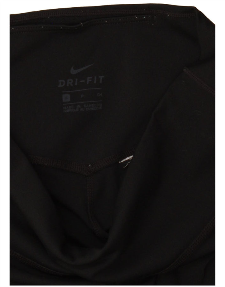 Женские леггинсы-капри Nike Dri Fit UK 8, маленькие черные
