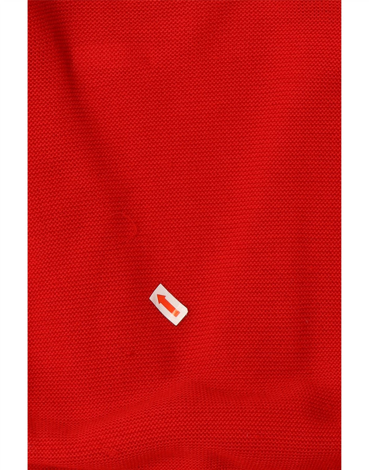 Винтажный женский кардиган-свитер EU 44 XL, красная шерсть