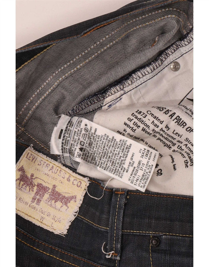 Мужские джинсы Levi's Slim 519 W36 L29 Темно-синие, хлопок