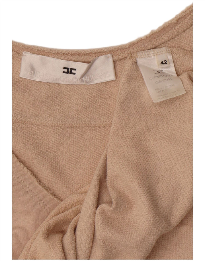 Женская блузка Elisabetta Franchi Top IT 42 Средний Бежевый Хлопок