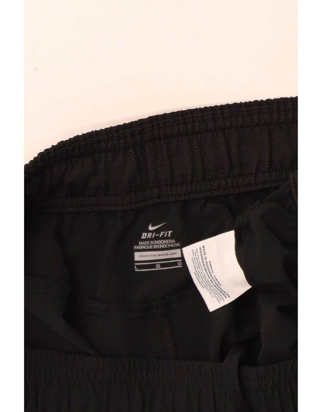 Мужские спортивные шорты Nike Dri Fit, большие черные, полиэстер