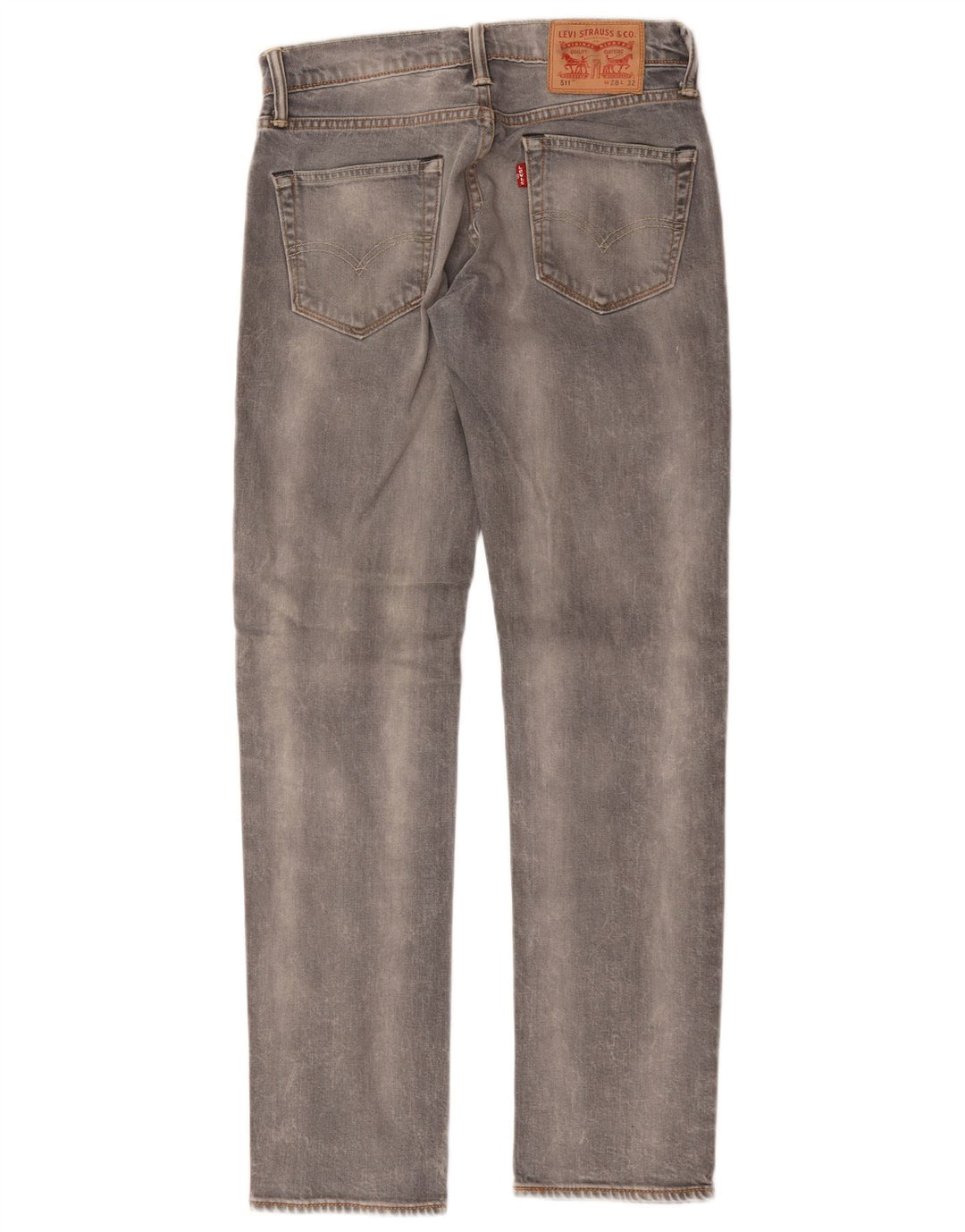 Мужские джинсы Levi's Slim 511 W28 L32 Серые хлопковые