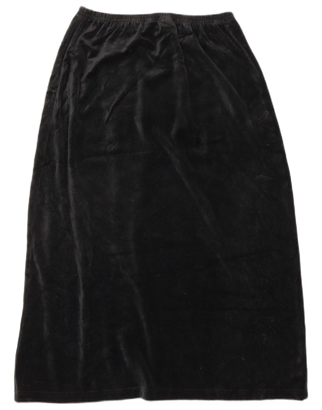 L.L.BEAN Женская бархатная юбка-трапеция среднего размера W28, черный хлопок