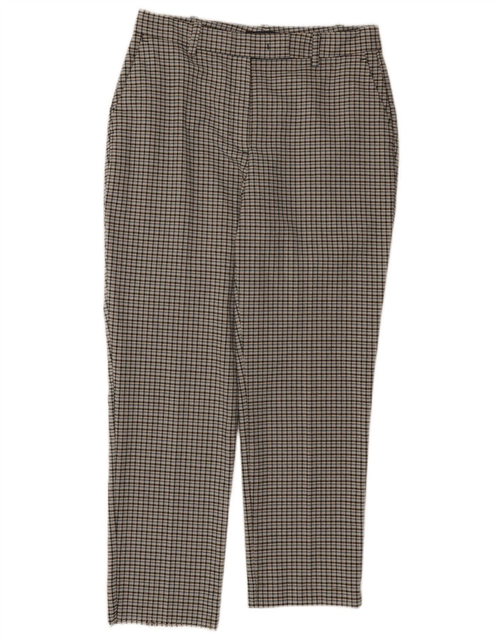 Женские укороченные брюки Marks & Spencer UK 10 Small W30 L24 Серая клетка