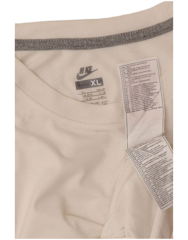 Мужская футболка NIKE UK 45/47 XL, белый хлопок
