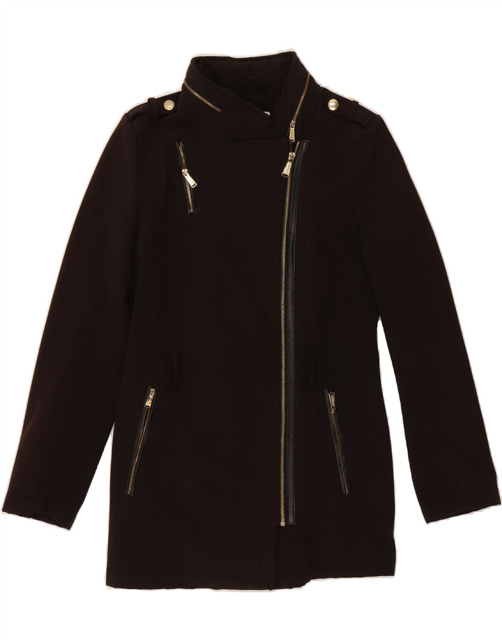 MICHAEL KORS Womens Overcoat UK 14 Medium Brown Polyester Vintage Michael Kors and Second-Hand Michael Kors from Messina Hembry 