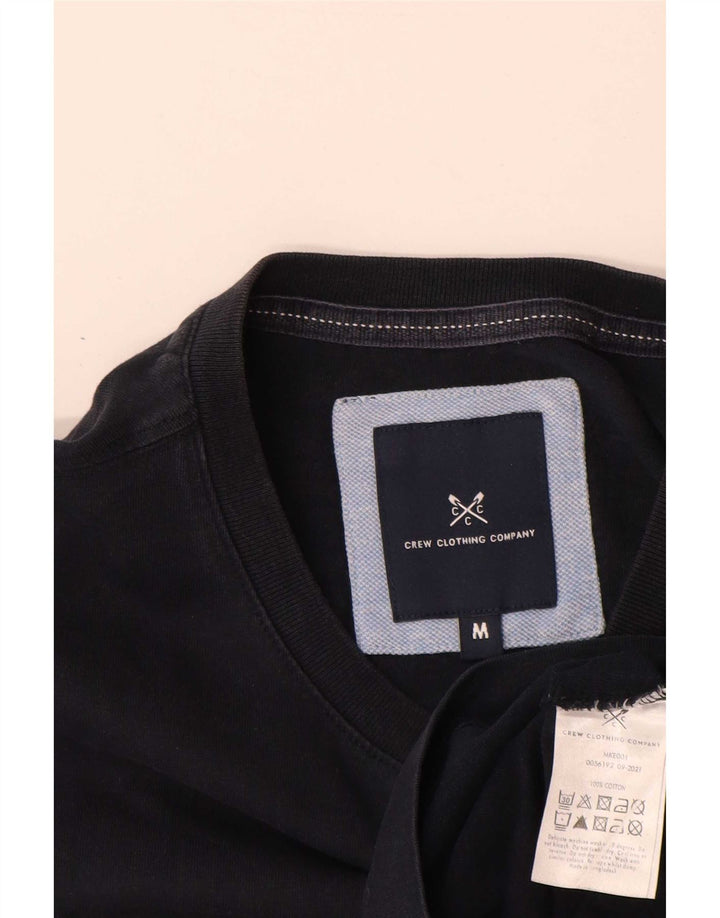 Crew Clothing Мужская футболка Top Medium Black Cotton Classic