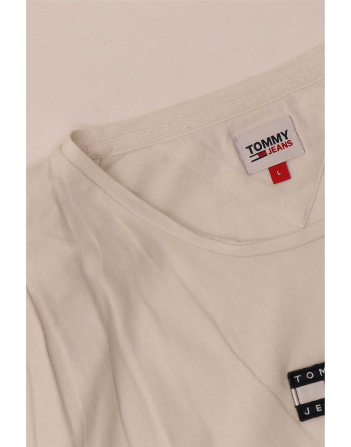Женский укороченный жилет Tommy Hilfiger UK 14, большой белый