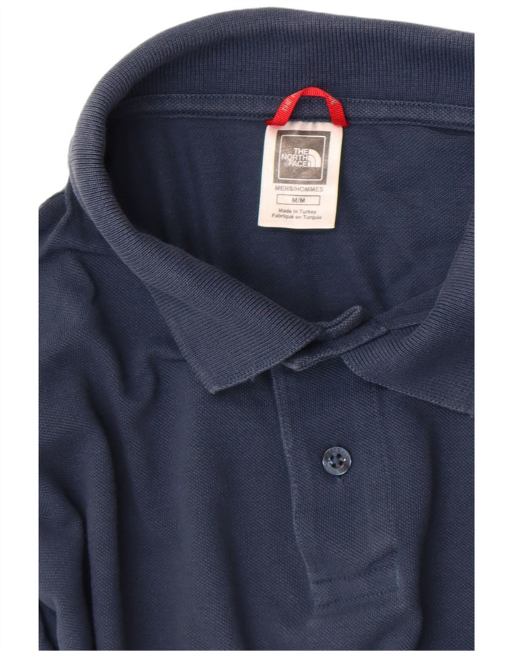 Мужская рубашка-поло The North Face среднего темно-синего цвета