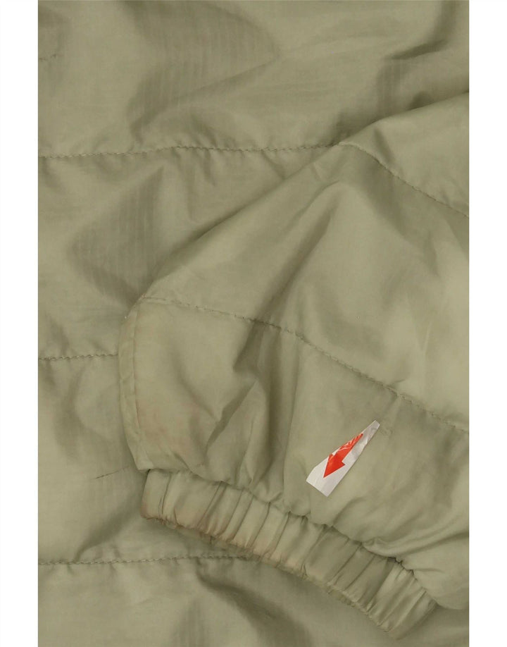 Женская утепленная куртка Levi's с капюшоном UK 18 XL, зеленый полиэстер