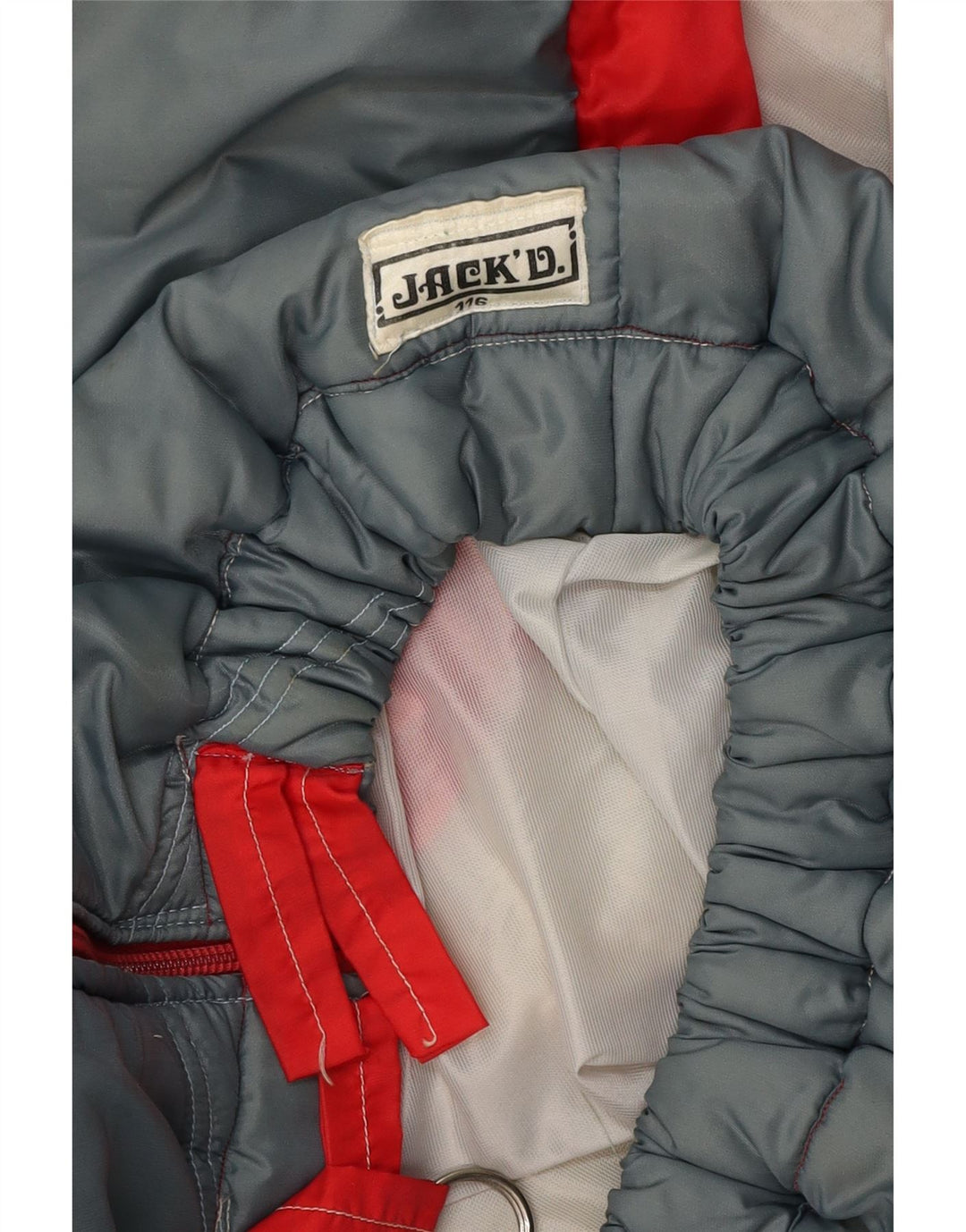 Женский жилет JACK DANIELS UK 16, большой серый с цветными блоками