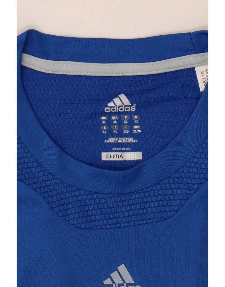 Adidas Mens Climacool Vest Top XL Синий Цветной блок