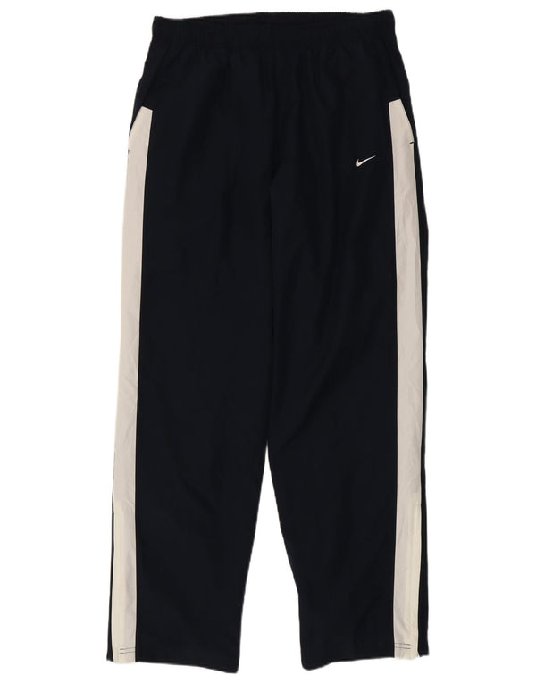 Мужские спортивные брюки Nike, большие темно-синие, полиэстер с цветными блоками