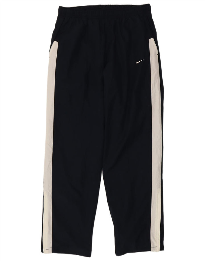 Мужские спортивные брюки Nike, большие темно-синие, полиэстер с цветными блоками