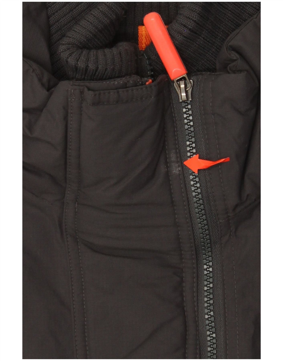 SUPERDRY Женская ветровка-ветровка UK 20 2XL Черный нейлон