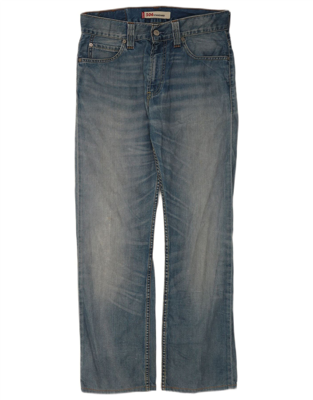 Мужские прямые джинсы Levi's 506 W31 L30 синие, хлопок