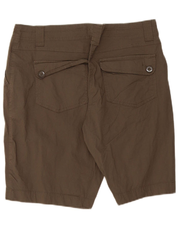 Женские шорты чинос Mountain Warehouse UK 14, большие W34, хлопок цвета хаки