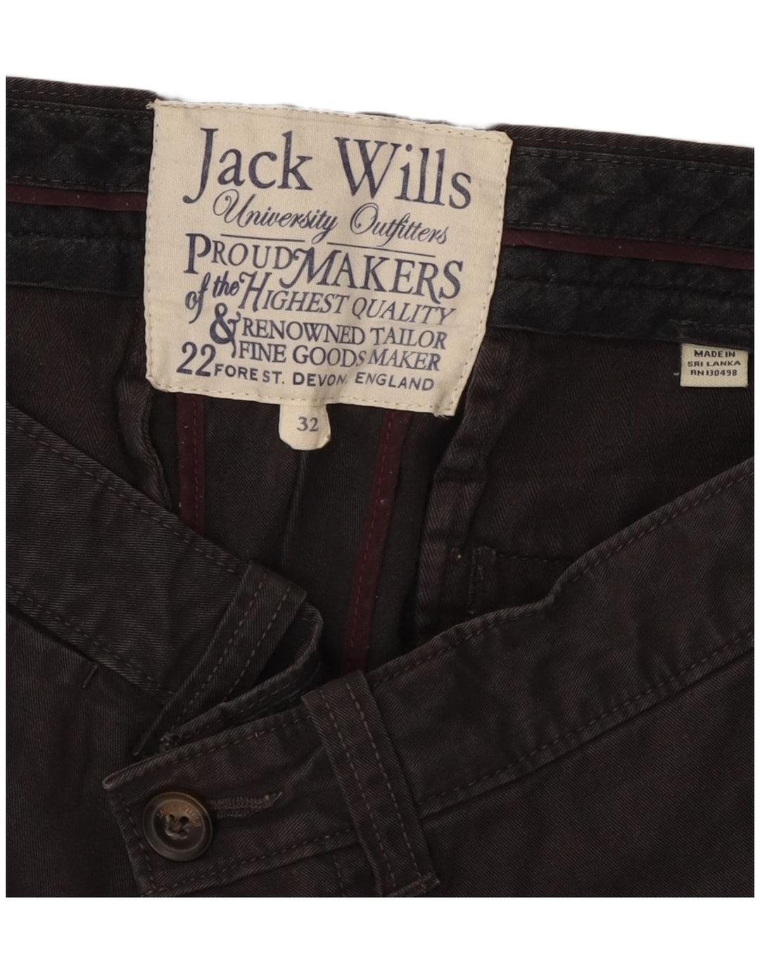 JACK WILLS Мужские шорты чинос W32 Средний Серый