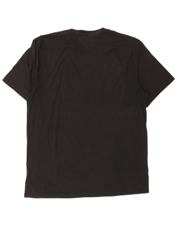 Мужская футболка Tommy Hilfiger 2XL, черный хлопок